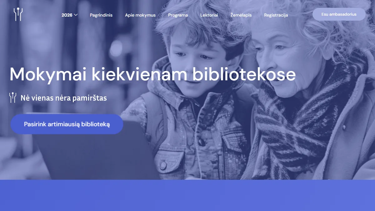 Nevienasnerapamirstas.lt svetainės ekrano nuotrauka